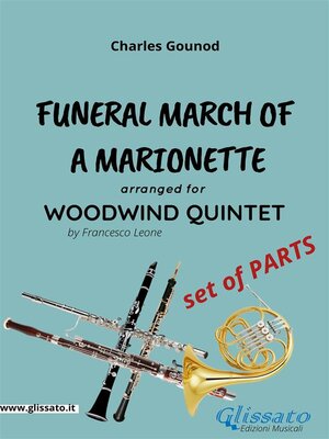 cover image of Funeral march of a Marionette--Woodwind Quintet (Set of Parts)